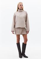 Tencel Bluz ve Mini Etek Kombini