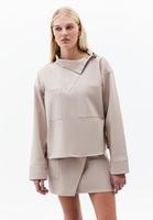 Tencel Bluz ve Mini Etek Kombini