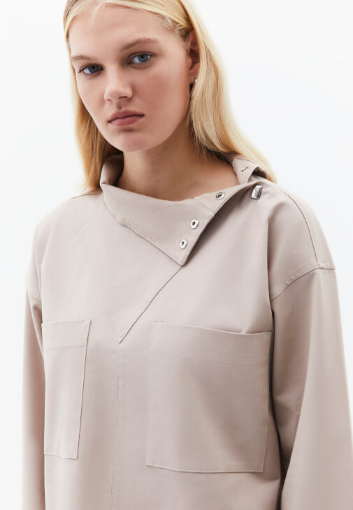 Tencel Bluz ve Mini Etek Kombini