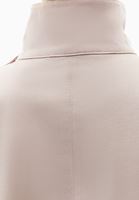 Bayan Bej Çıt Çıt Detaylı Bluz ( TENCEL™ )