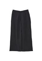 Bayan Siyah Straight-Fit Pantolon ( TENCEL™ )