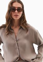 Bayan Kum Beji Loose-Fit Gömlek ( TENCEL™ )