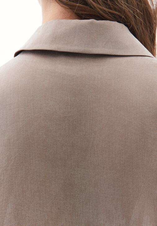 Loose-Fit Tencel Gömlek ve Pantolon Kombini