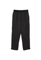 Bayan Siyah Yüksek Bel Straight-Fit Pantolon ( TENCEL™ )