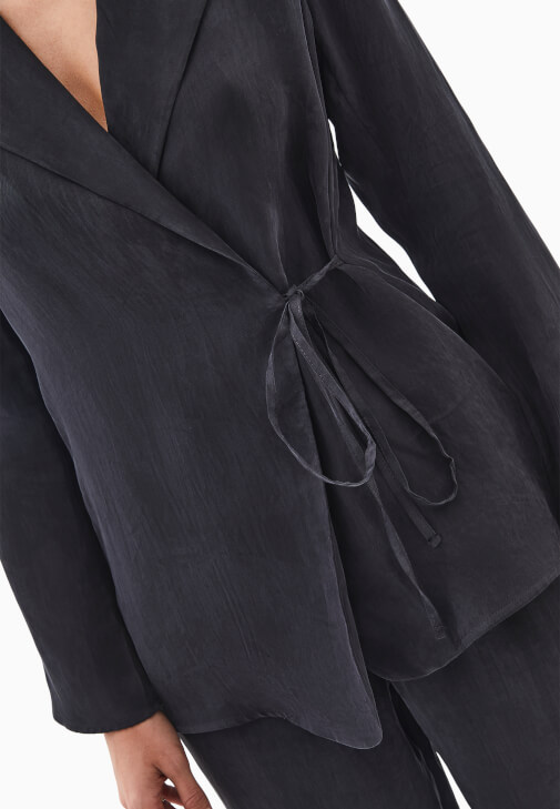 Blazer Ceket ve Modal Pantolon Kombini