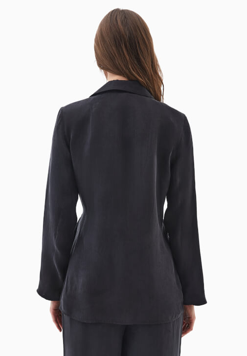 Blazer Ceket ve Modal Pantolon Kombini