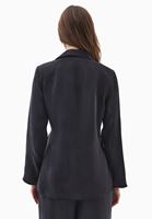 Women Black Wrap Blazer (TENCEL™)
