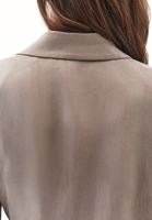 Women Sand Beige Wrap Blazer (TENCEL™)