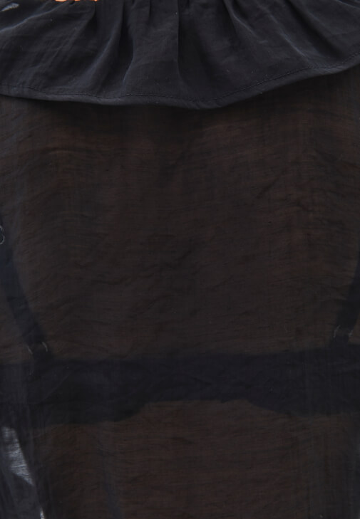 Tencel Fırfırlı Bluz ve Etek Kombini