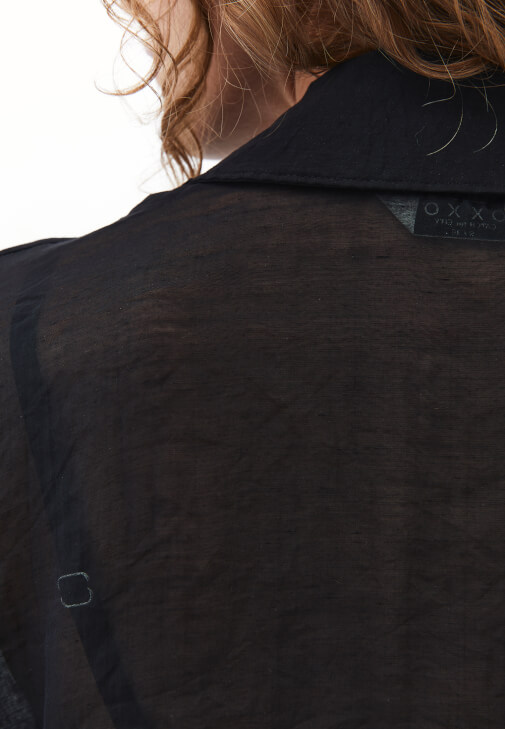 Tül Gömlek ve Pantolon Kombini