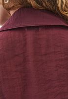 Bayan Bordo Balon Kollu Gömlek ( TENCEL™ )
