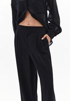 Bayan Siyah Ultra Yüksek Bel Pantolon ( TENCEL™ )