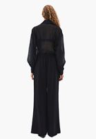 Bayan Siyah Ultra Yüksek Bel Pantolon ( TENCEL™ )