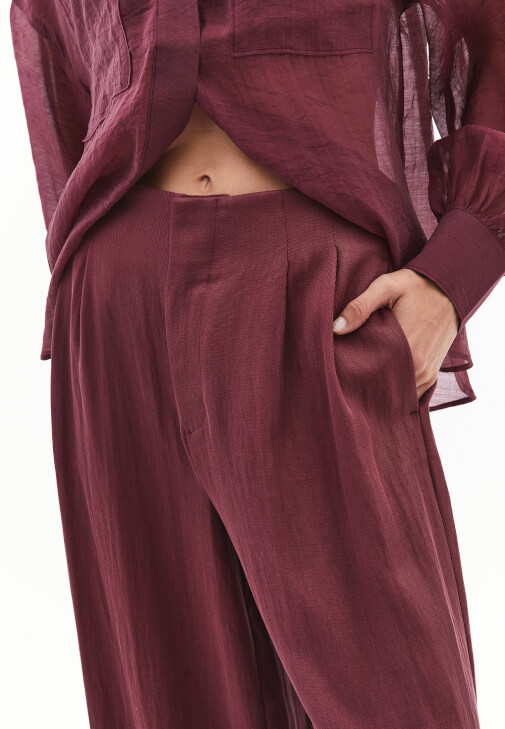 Tencel Pantolon ve Gömlek Kombini