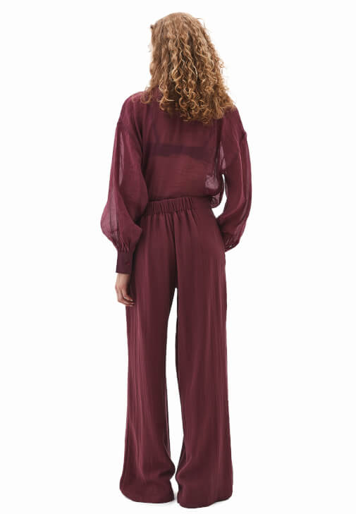 Tencel Pantolon ve Gömlek Kombini