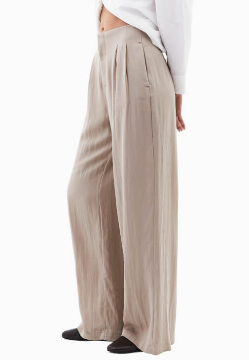 Tencel Pantolon ve Poplin Gömlek Kombini