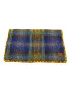 Bayan Kahverengi Yün Karışımlı Desenli Şal