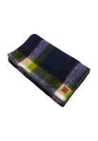 Bayan Mavi Yün Karışımlı Şal