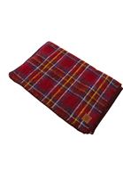 Bayan Kırmızı Yün Karışımlı Şal