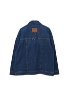 Bayan Lacivert Oversize Denim Ceket