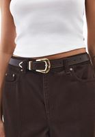 Bayan Kahverengi Tokalı Kemer