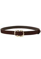 Bayan Kahverengi Tokalı Kemer