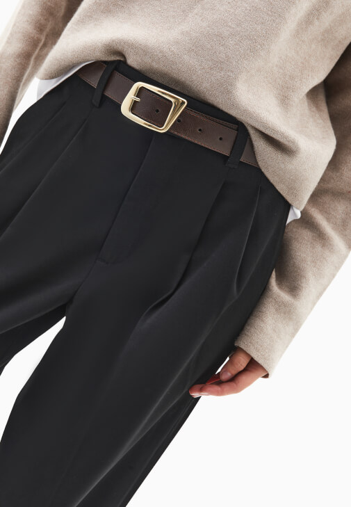 Kahverengi Tokalı Kemer