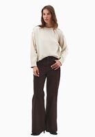 Women Cream Button-Detail Sweater