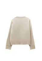 Women Cream Button-Detail Sweater
