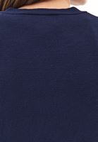 Bayan Lacivert Düğme Detaylı Hırka