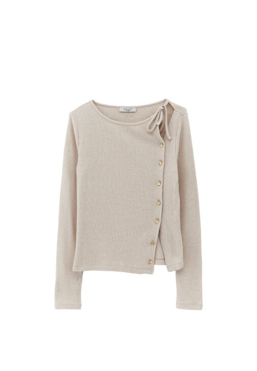 Bağlamalı Bluz ve Kadife Flare Pantolon Kombini