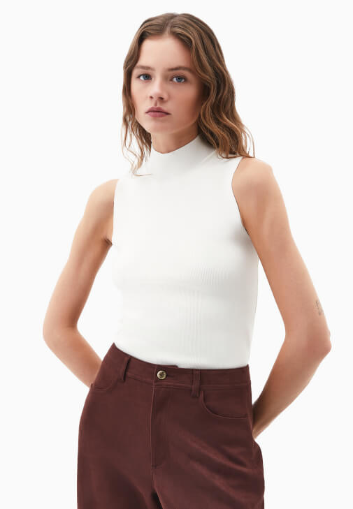  Yüksek Yaka Triko Atlet