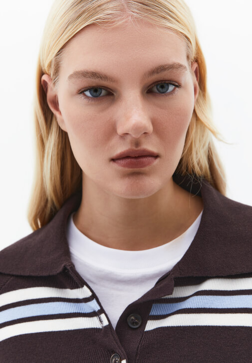 Triko Kazak ve Kargo Cepli Etek Kombini