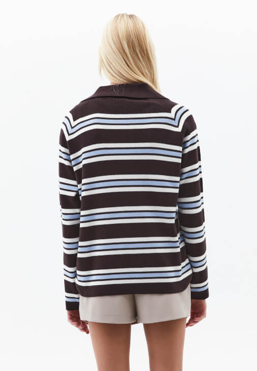 Triko Kazak ve Kargo Cepli Etek Kombini