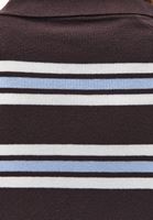 Bayan Çok Renkli Polo Yaka Triko Kazak