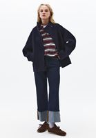 Bayan Çok Renkli Polo Yaka Triko Kazak