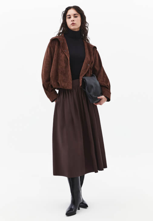 Balıkçı Yaka Kazak ve Bootcut Pantolon Kombini