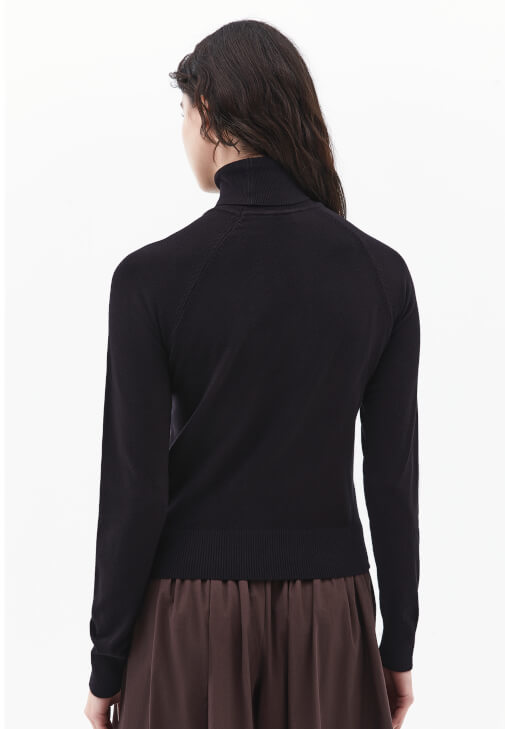 Balıkçı Yaka Kazak ve Bootcut Pantolon Kombini