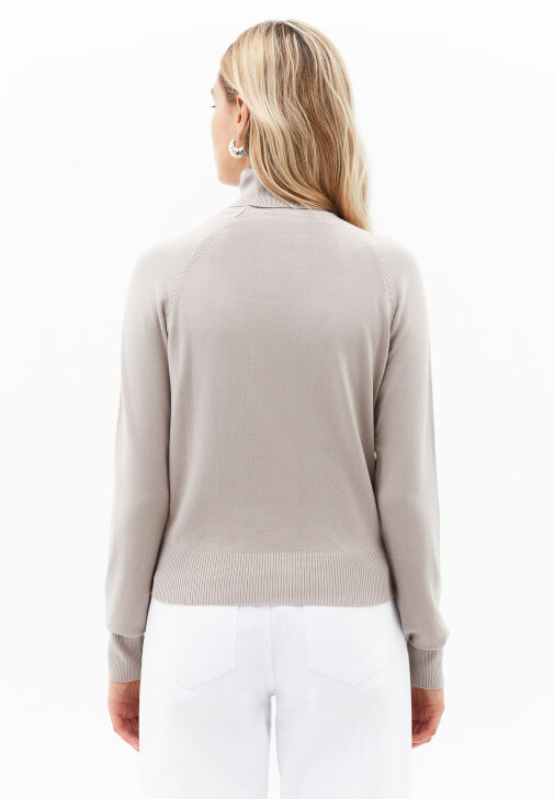 Balıkçı Yaka Triko Kazak ve Pantolon Kombini