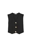 Triko Yelek ve Mini Etek Kombini