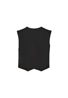 Bayan Siyah V Yaka Triko Yelek