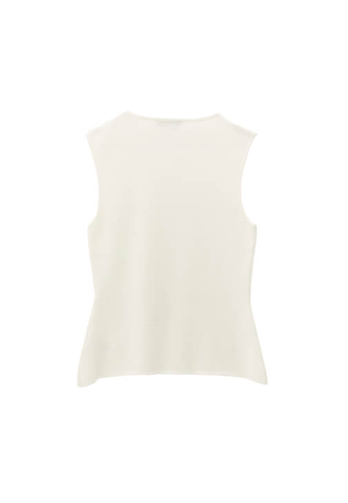 Düğmeli Atlet ve Straight-Fit Pantolon Kombini