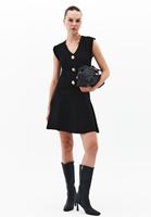 Yüksek Bel Triko Mini Etek