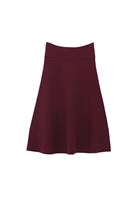 Orta Bel Etek ve Triko Yelek Kombini