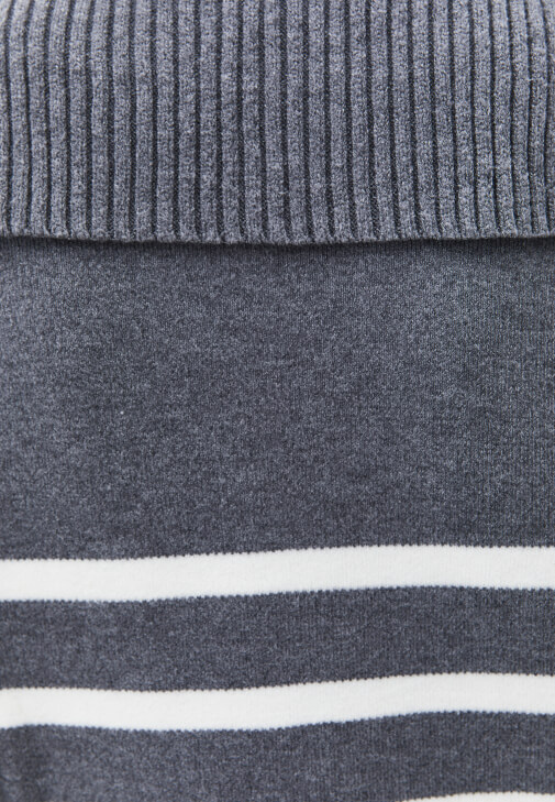 Polo Yaka Kazak ve Balon Pantolon Kombini