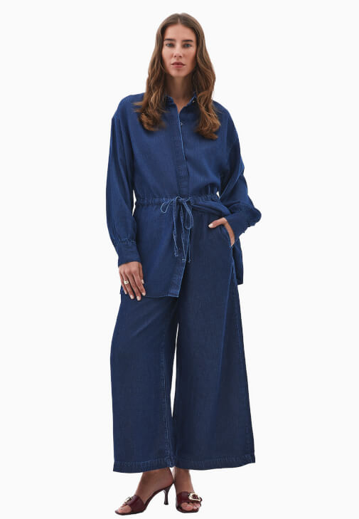 Mavi Wide-Leg Denim Pantolon ( TENCEL™ )