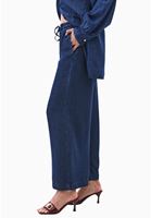 Bayan Mavi Wide-Leg Denim Pantolon ( TENCEL™ )