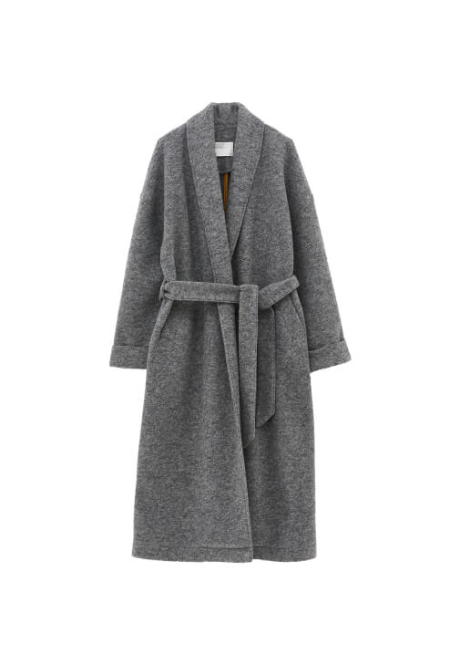 Yün Karışımlı Oversize Kaban - Görsel 6