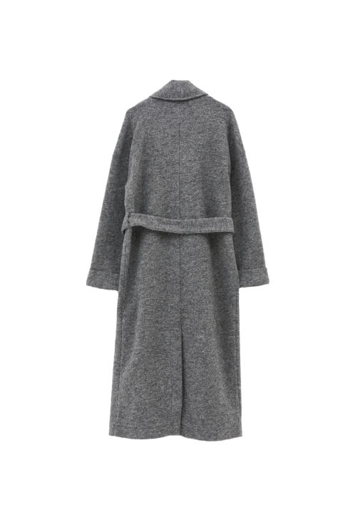 Yün Karışımlı Oversize Kaban - Görsel 7