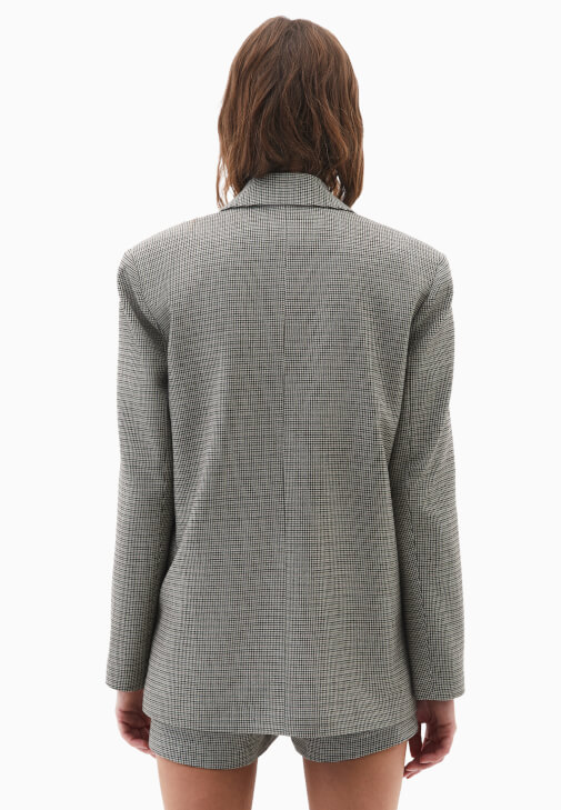 Boyfriend Ceket ve Şort Etek Kombini